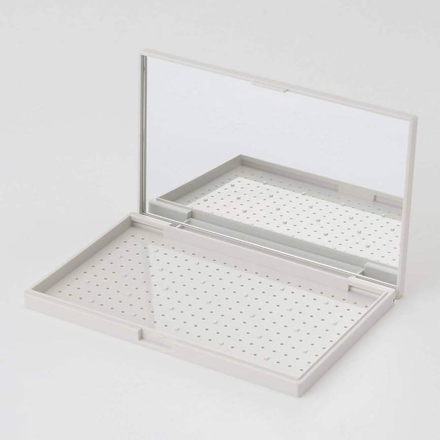 Amazon.co.jp: MUJI 02546427 Makeup Palette L 6.4 x 4.0 x 0.6
